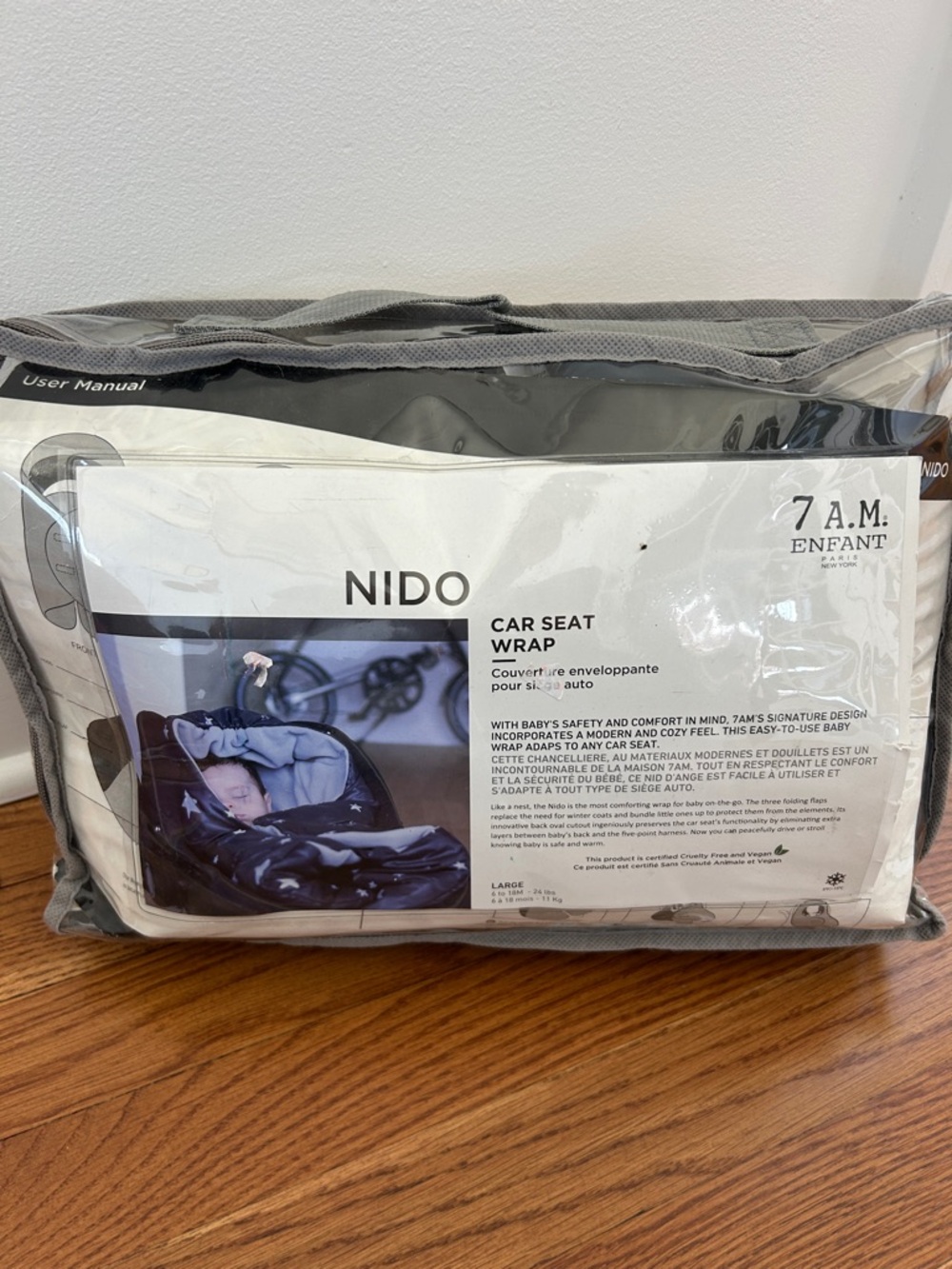 7AM Nido car seat wrap